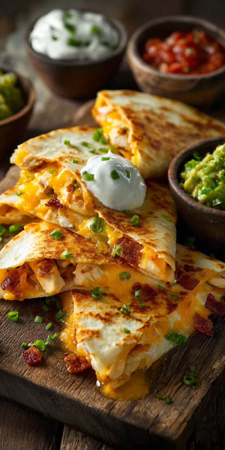 Crack Chicken Quesadillas Recipe